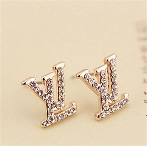 lv stud earrings|louis vuitton monogram earrings.